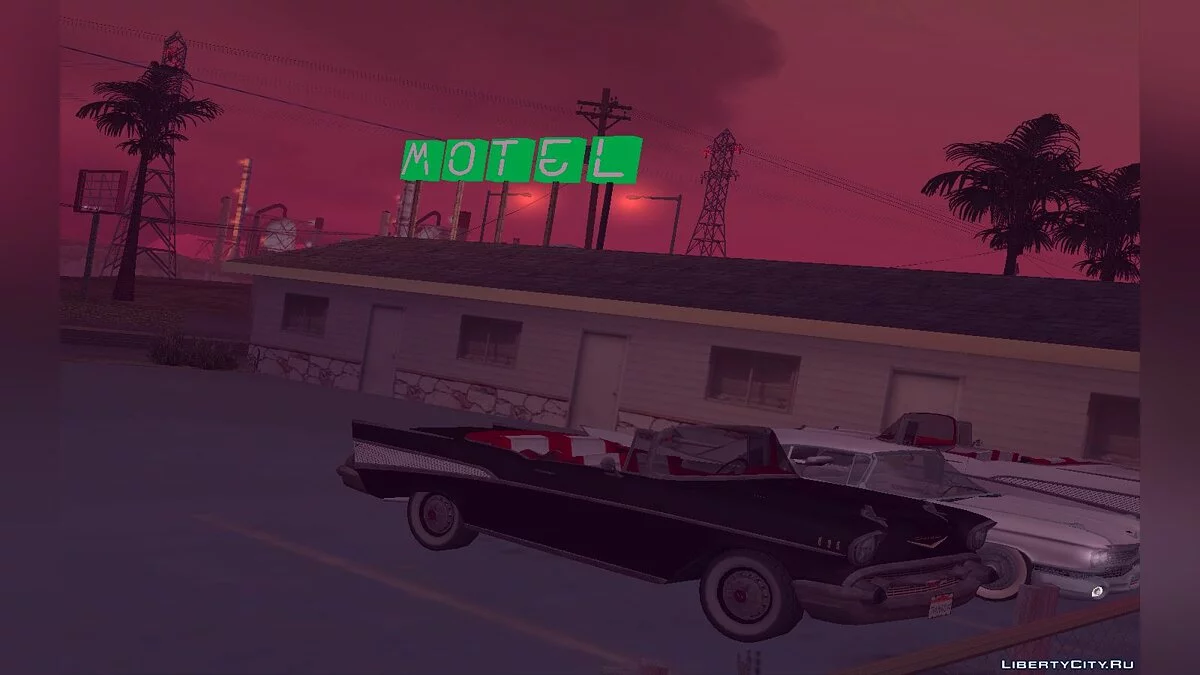 Neon-Stil Re-Textur des Dorfes Fort-Carson / GTA San Andreas