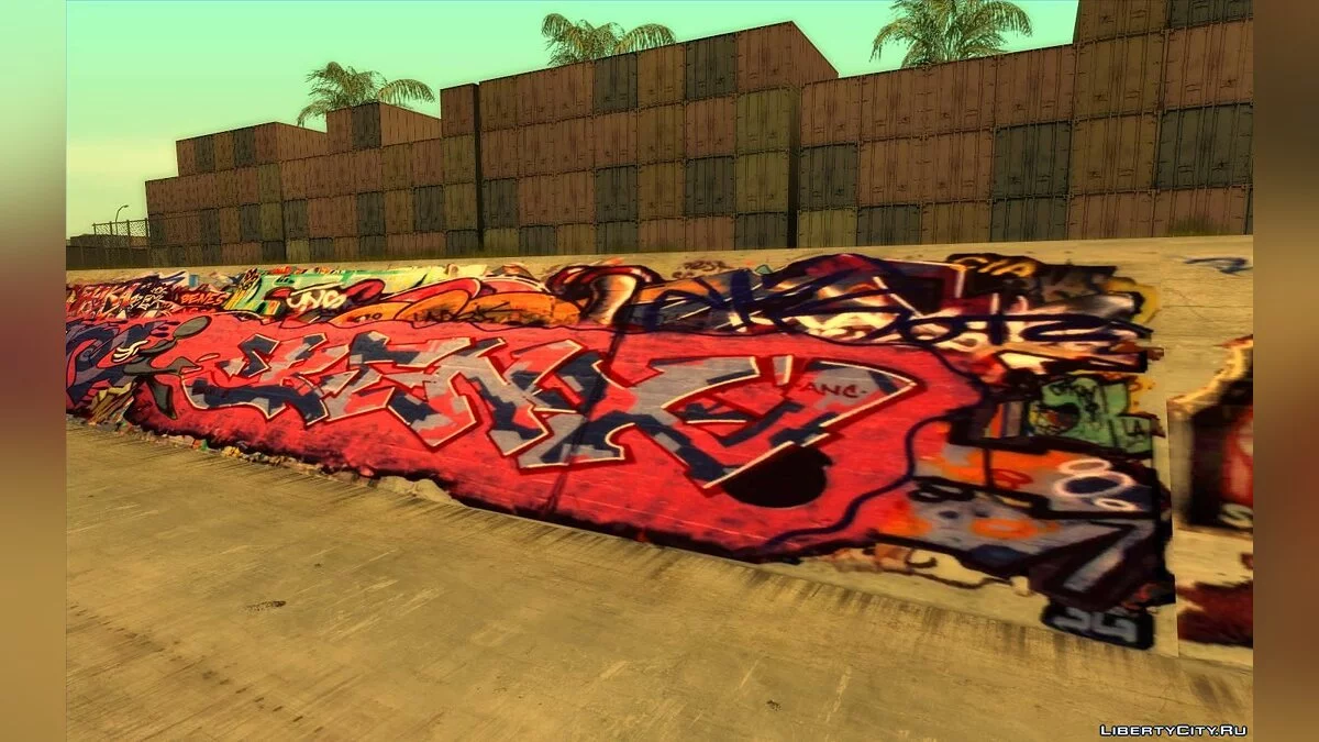 Graffitis de Los Angeles des années 90 / GTA San Andreas