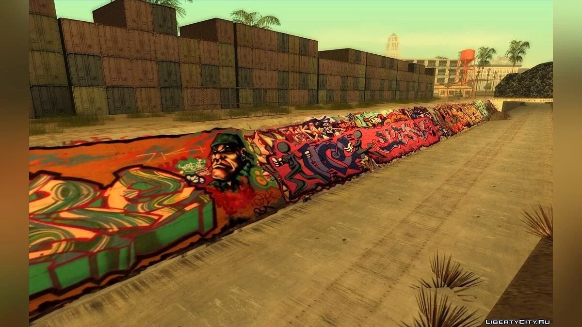 Graffitis de Los Angeles des années 90 / GTA San Andreas