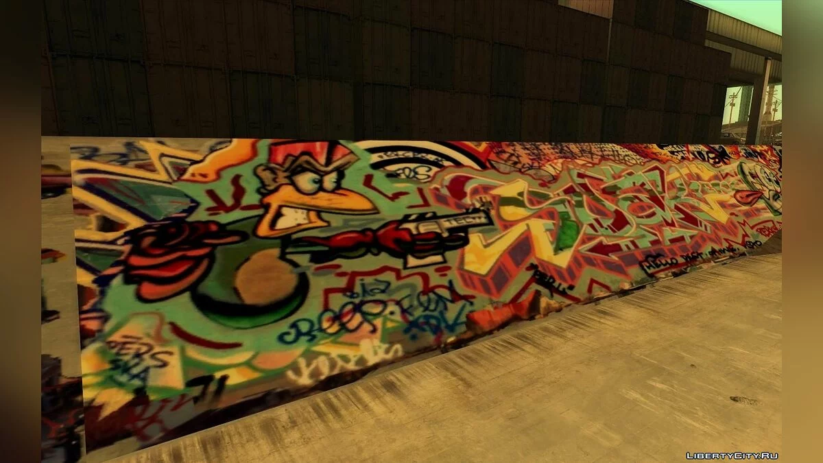 Graffitis de Los Angeles des années 90 / GTA San Andreas