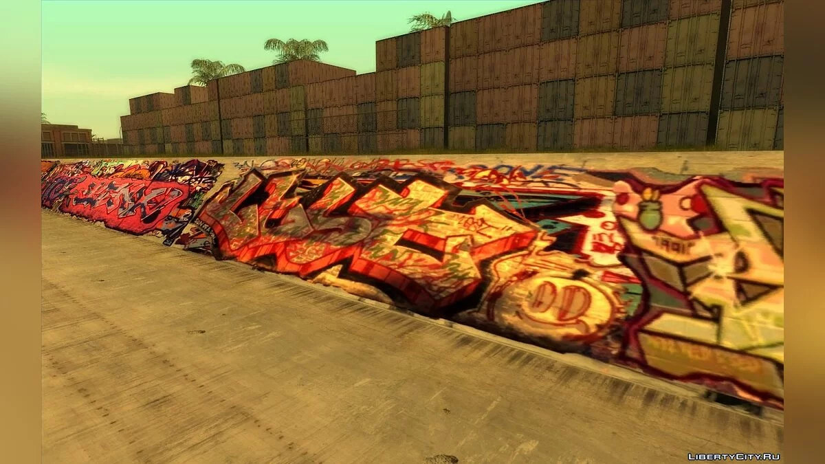 Graffitis de Los Angeles des années 90 / GTA San Andreas