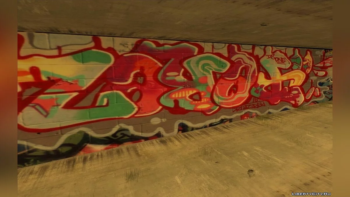 Graffitis de Los Angeles des années 90 / GTA San Andreas