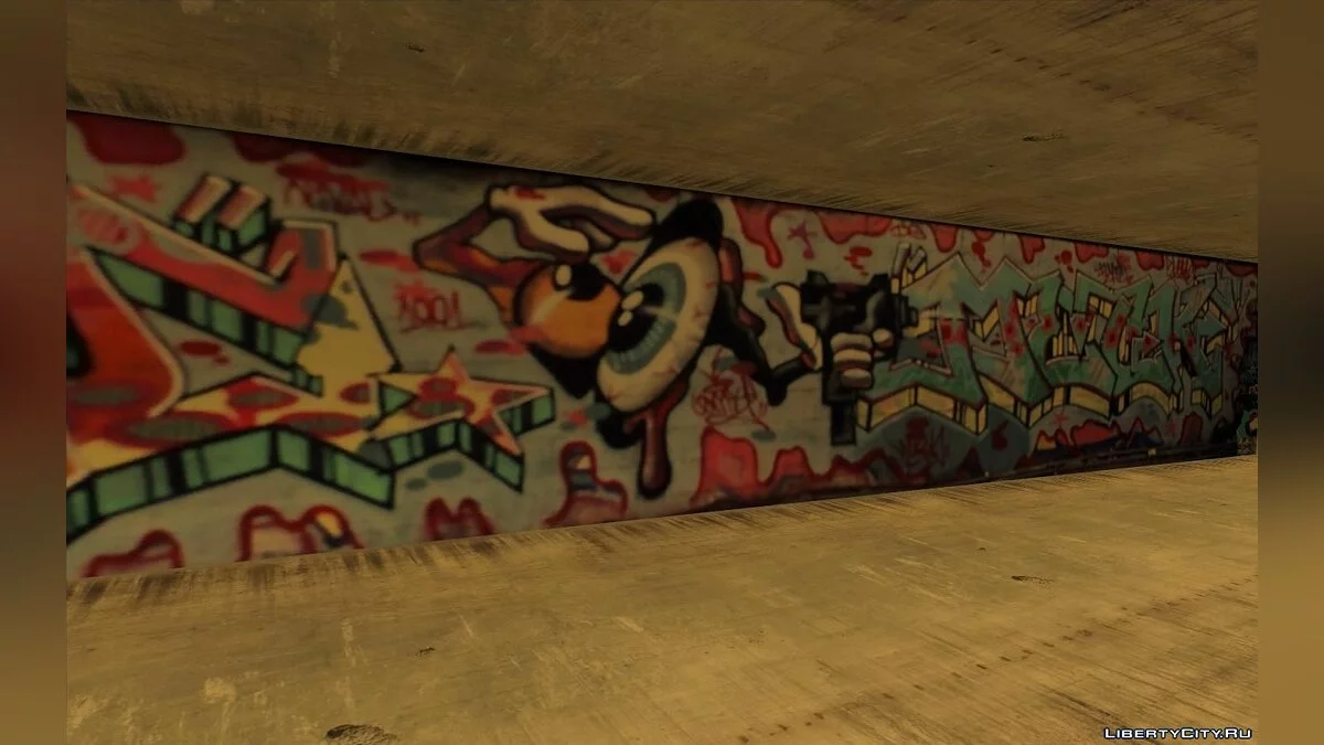 Graffitis de Los Angeles des années 90 / GTA San Andreas