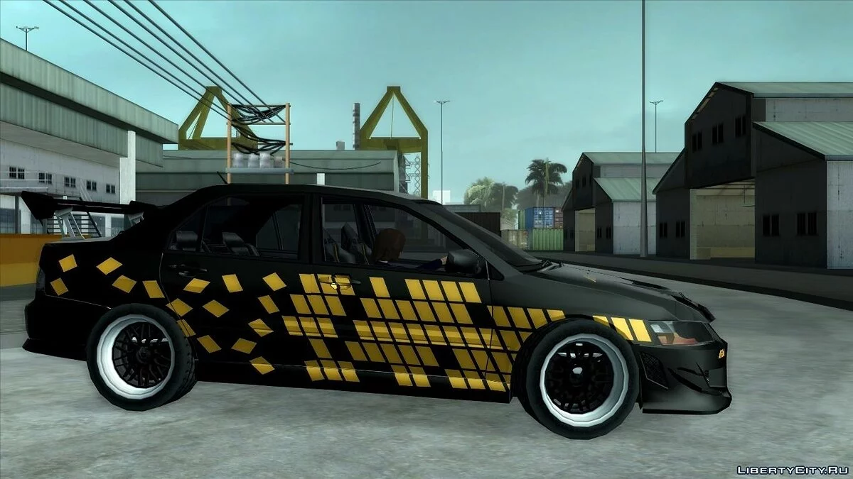 Mitsubishi Lancer Evolution VIII Arcade Mode SRS Vinyl / GTA San Andreas