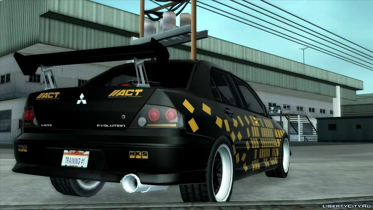Mitsubishi Lancer Evolution VIII Arcade Mode SRS Vinyl / GTA San Andreas