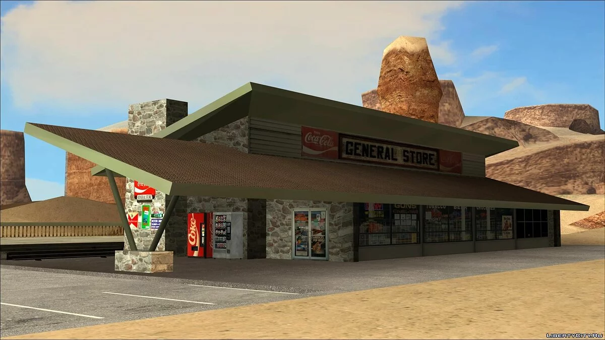 Tekstur Toko Baru di Daerah Gurun / GTA San Andreas