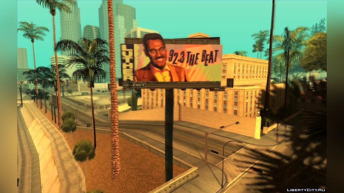 Panneaux d'affichage réels de Los Angeles en 1992 / GTA San Andreas
