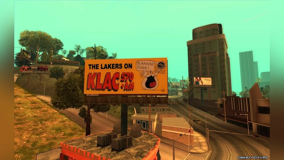 Panneaux d'affichage réels de Los Angeles en 1992 / GTA San Andreas