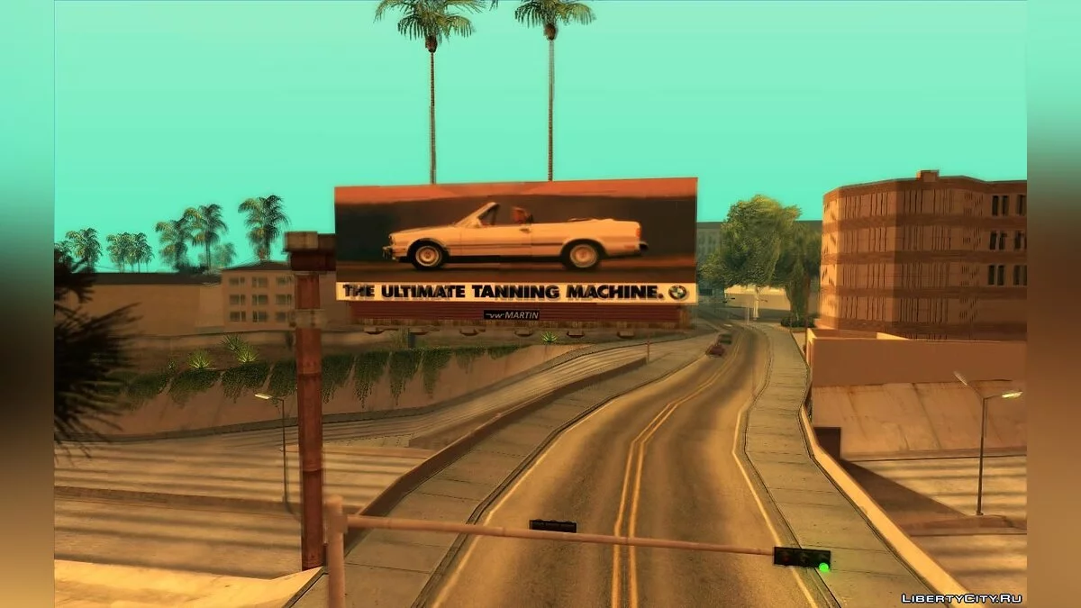 Panneaux d'affichage réels de Los Angeles en 1992 / GTA San Andreas