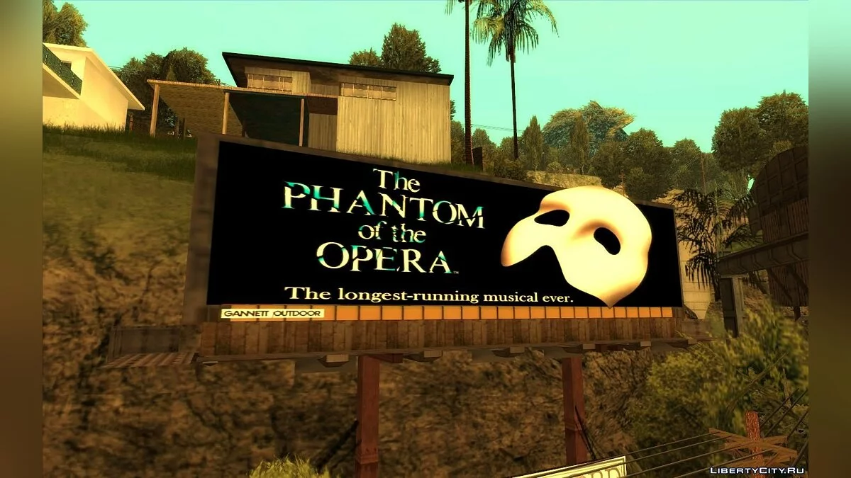Panneaux d'affichage réels de Los Angeles en 1992 / GTA San Andreas