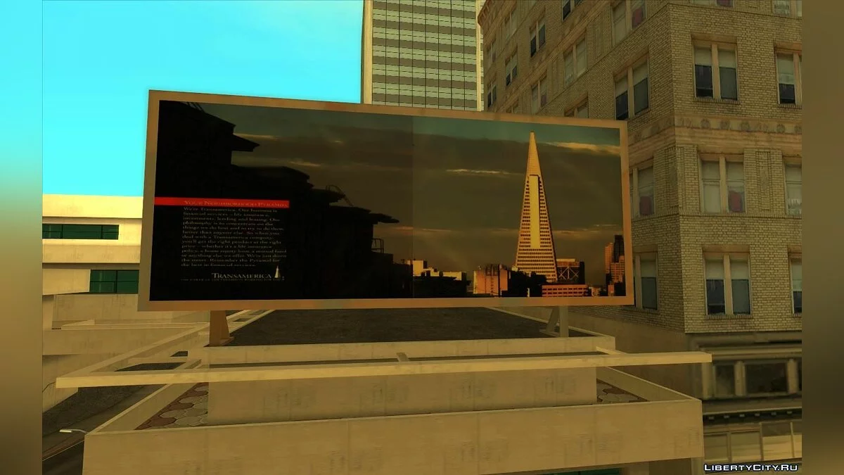 Panneaux d'affichage réels de San Francisco en 1992 / GTA San Andreas