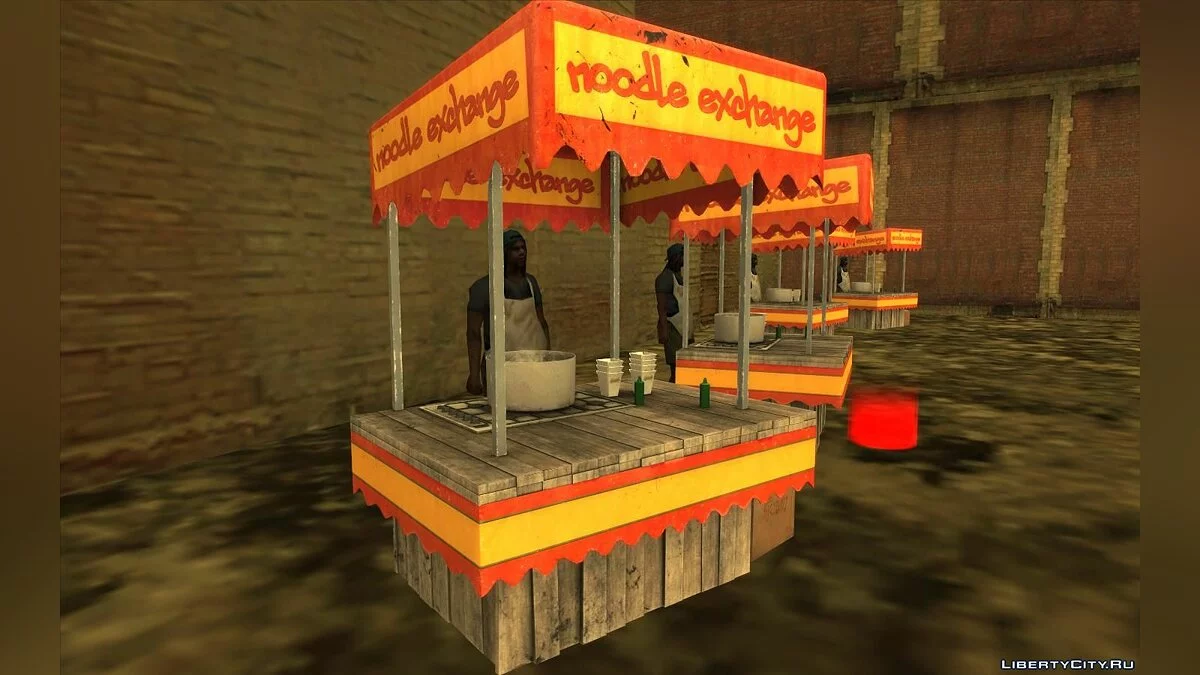 Improved Food Carts (HD Quality) / GTA San Andreas