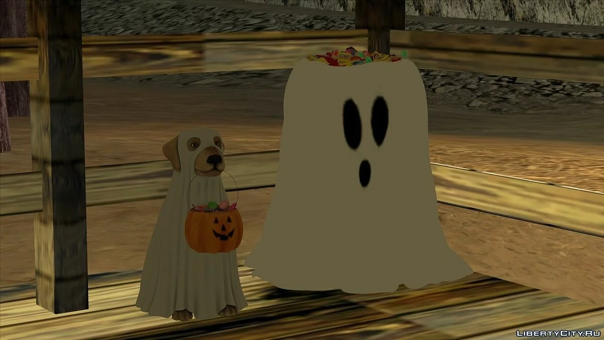 Halloween об'єкти / GTA San Andreas