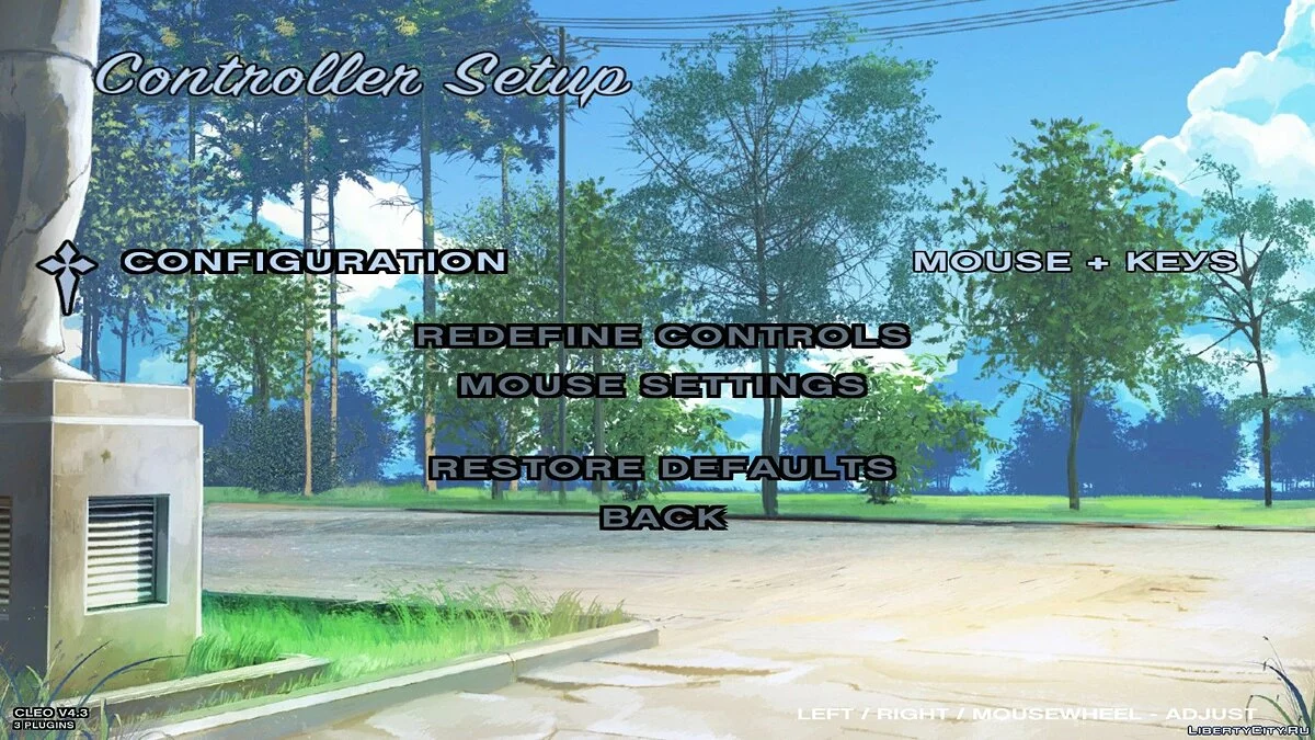 Neuer Menühintergrund im Stil des Unendlichen Sommers / GTA San Andreas