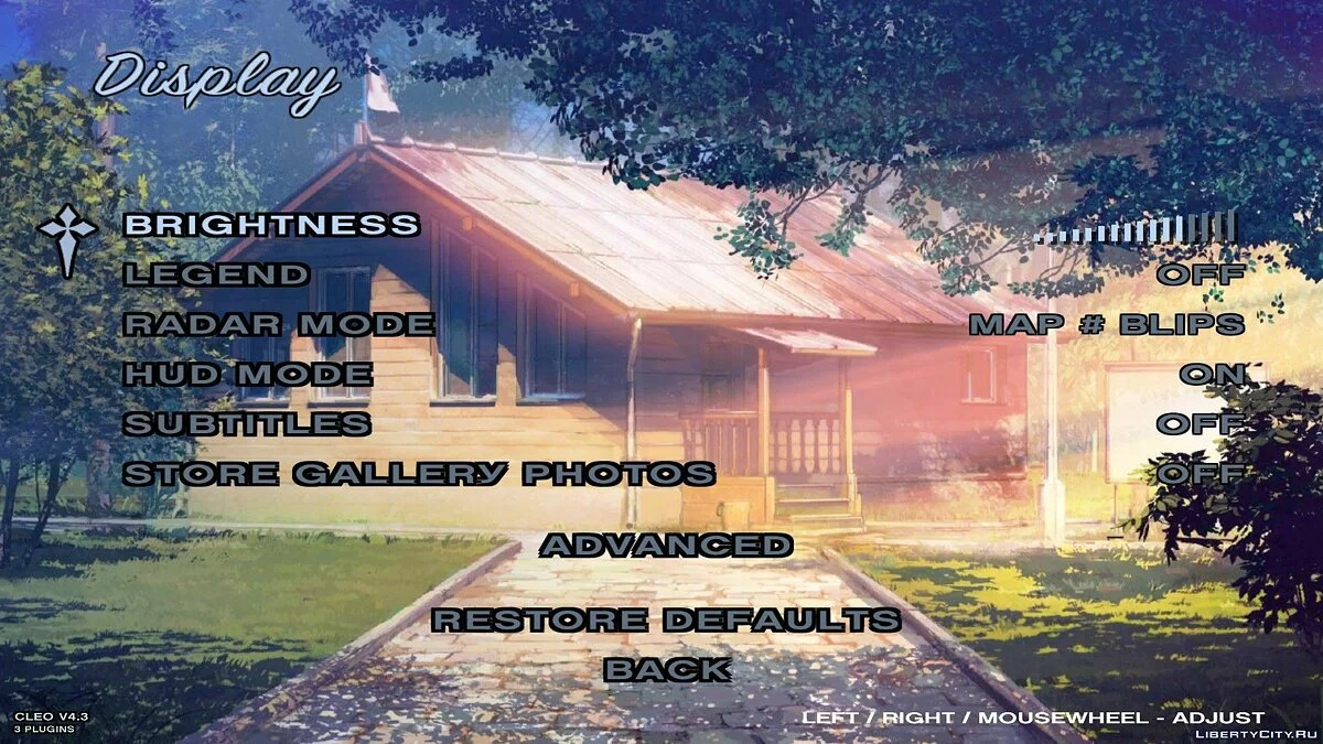 Neuer Menühintergrund im Stil des Unendlichen Sommers / GTA San Andreas