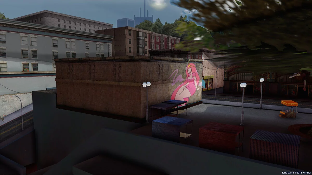 Fresque Princesse Bubblegum / GTA San Andreas