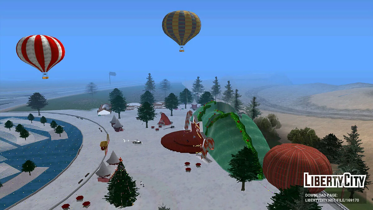 Balões de Natal para Arizona RP / GTA San Andreas