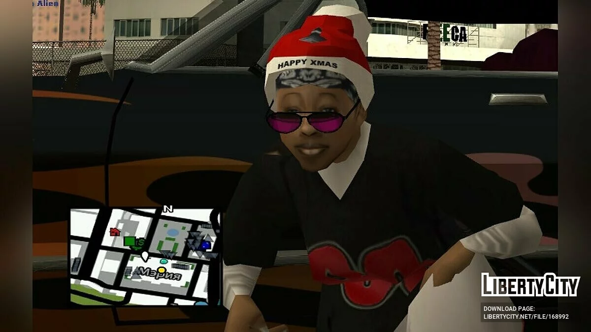 Peta dengan tanda untuk SAMP-RP / GTA San Andreas