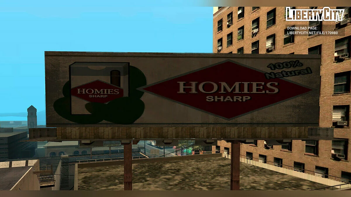 Panneaux d'affichage redessinés HD / GTA San Andreas