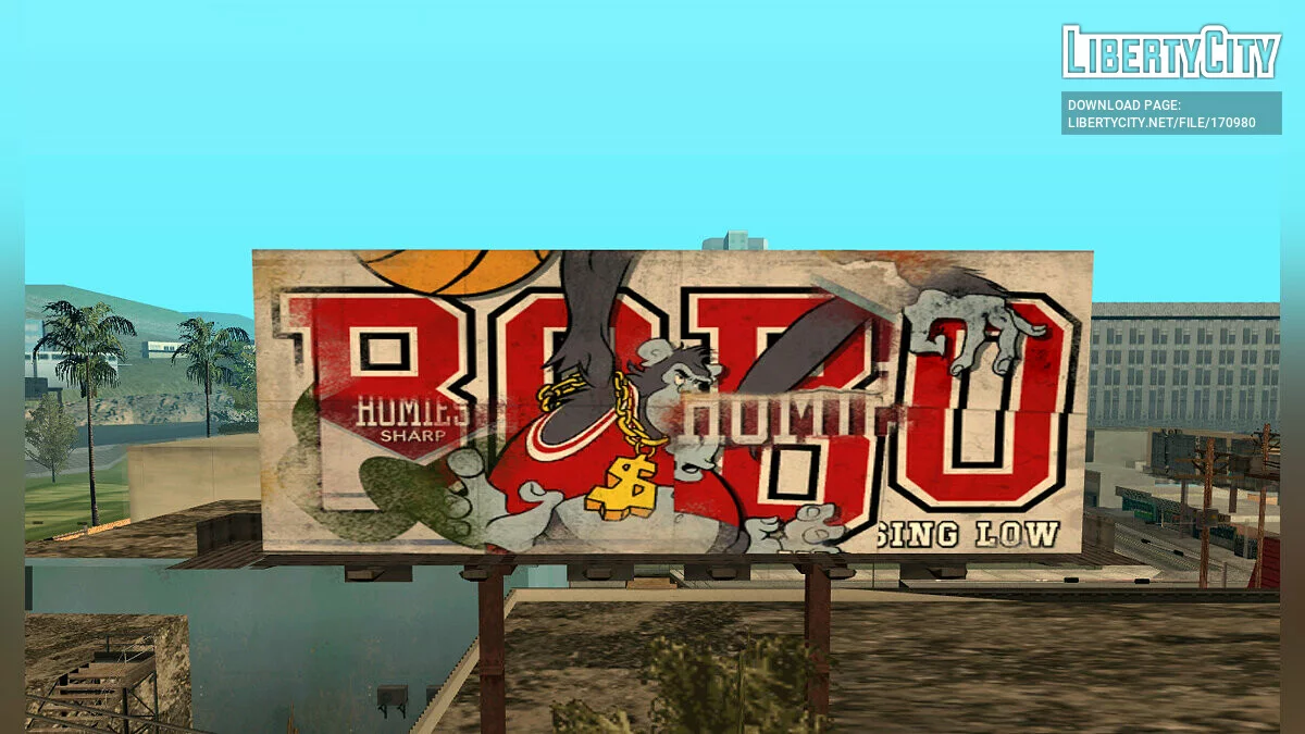 Panneaux d'affichage redessinés HD / GTA San Andreas