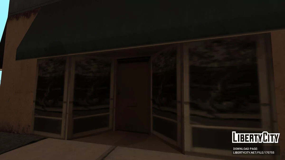 Исправленные витрины и дверей в Vinewood / GTA San Andreas
