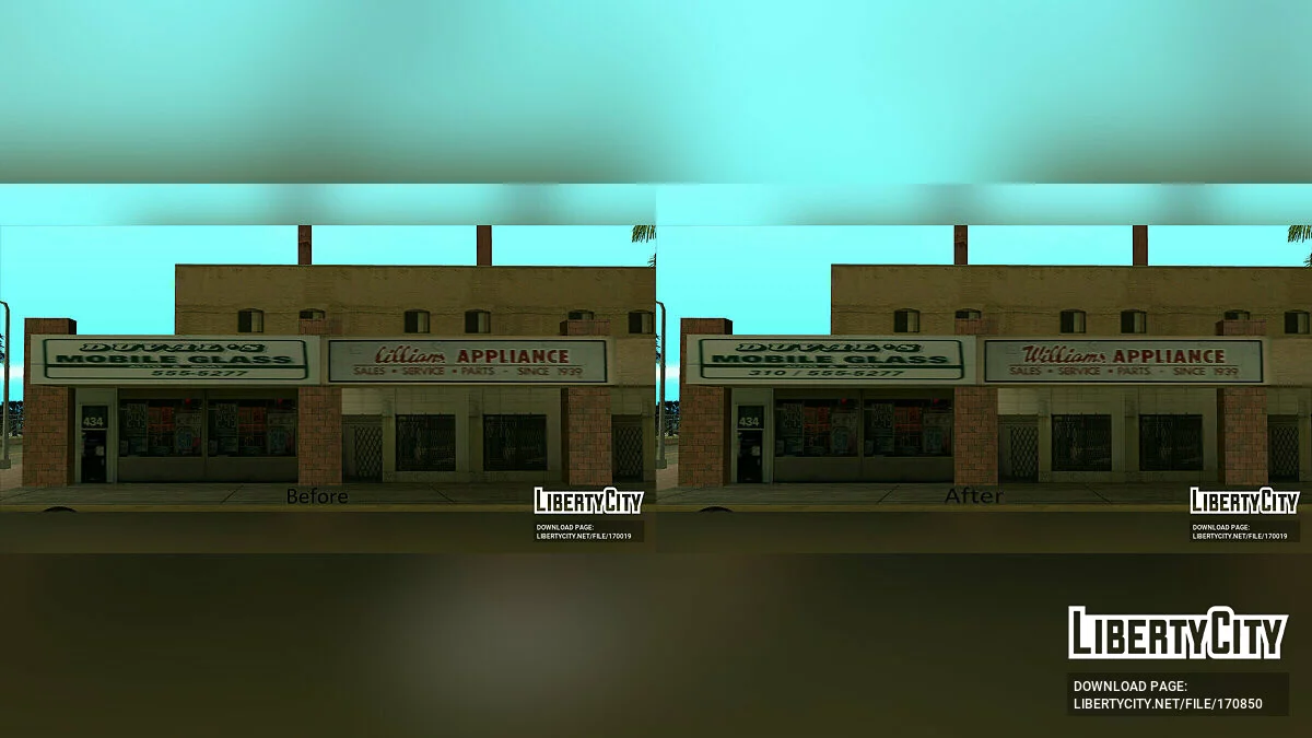 Пак різних виправлень для текстур / GTA San Andreas