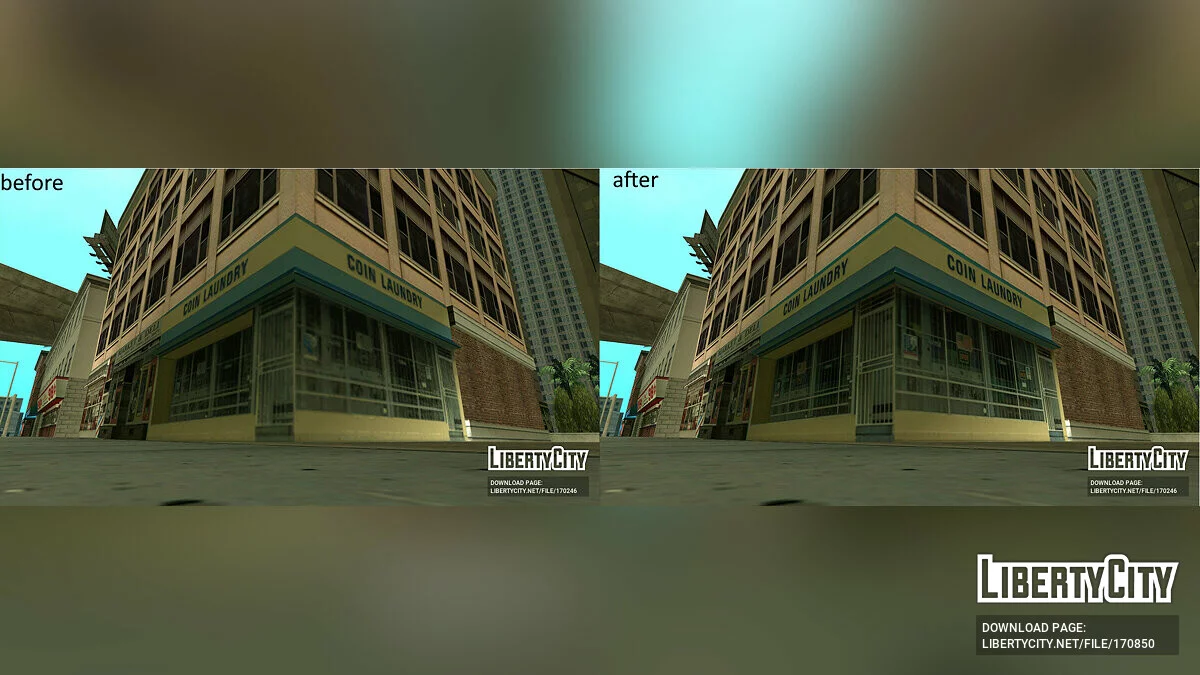 Пак різних виправлень для текстур / GTA San Andreas