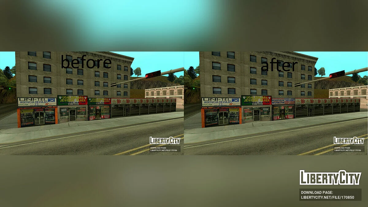Пак різних виправлень для текстур / GTA San Andreas