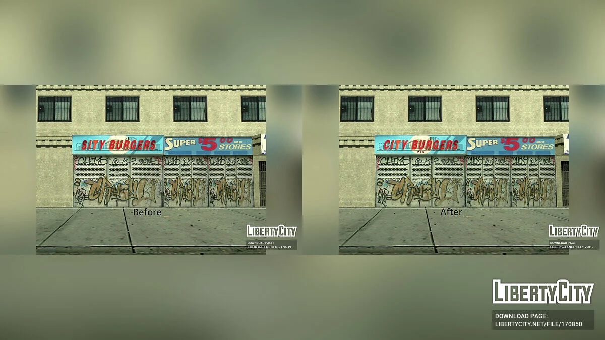Пак різних виправлень для текстур / GTA San Andreas