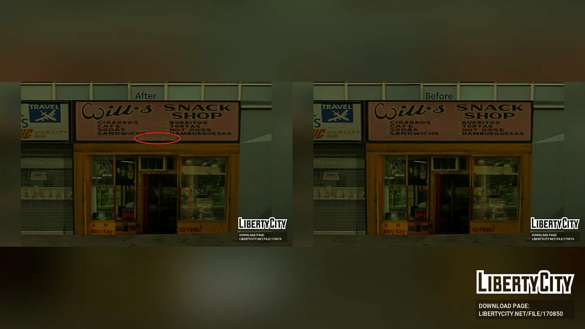 Пак різних виправлень для текстур / GTA San Andreas