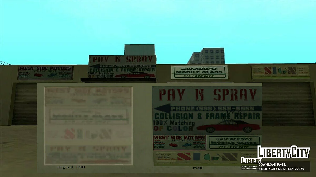 Пак різних виправлень для текстур / GTA San Andreas