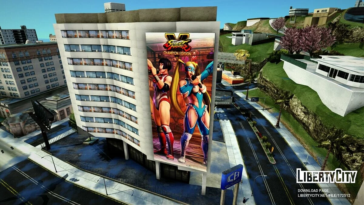 Street Fighter - R-MIKA Mural / GTA San Andreas