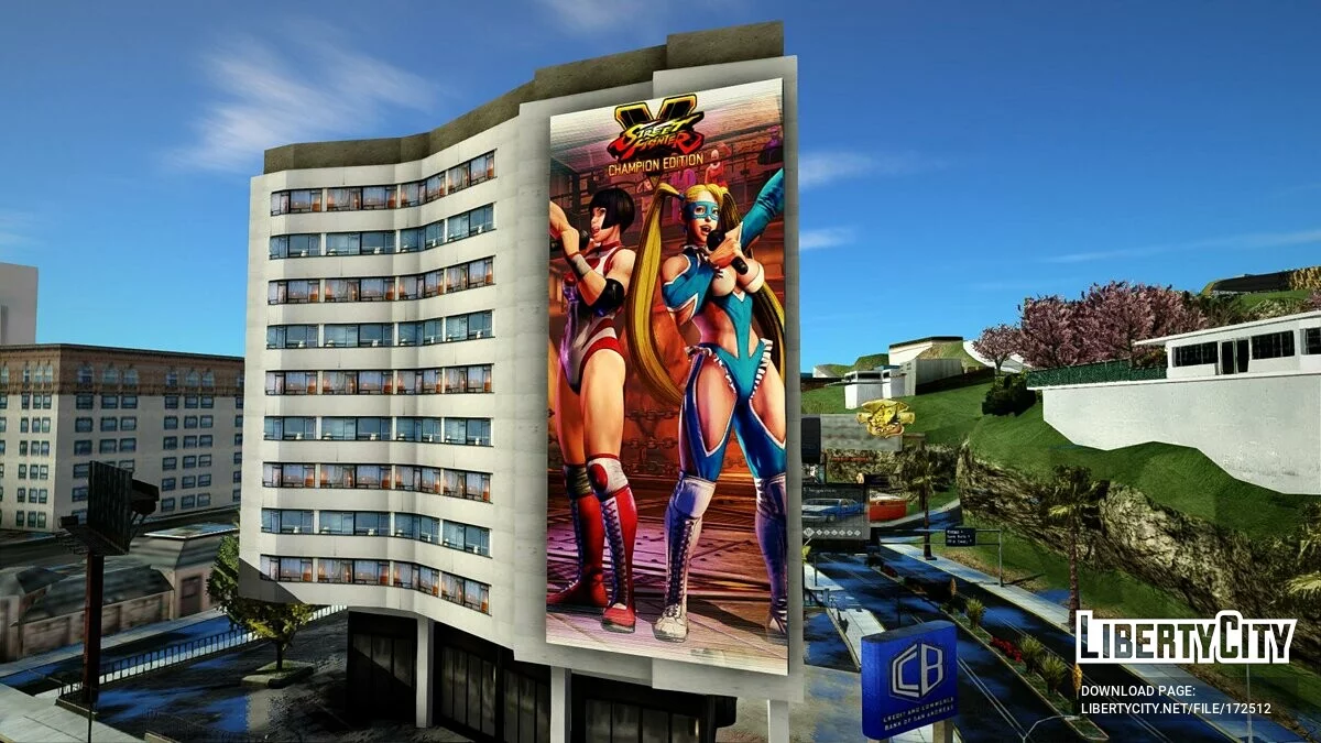 Street Fighter - R-MIKA Mural / GTA San Andreas