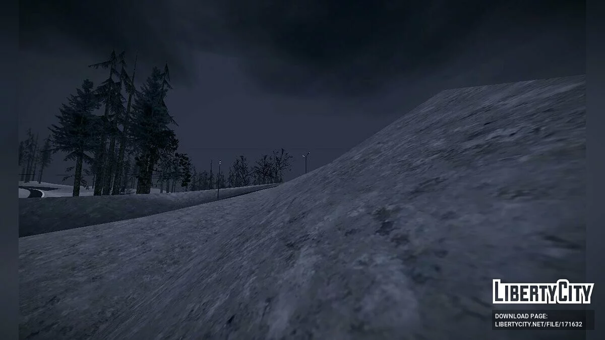 Winter in Angel Pine / GTA San Andreas