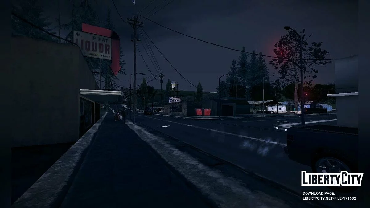 Winter in Angel Pine / GTA San Andreas