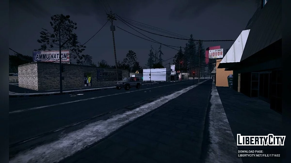 Winter in Angel Pine / GTA San Andreas