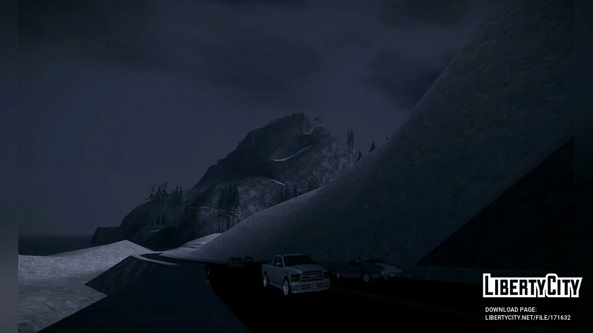 Winter in Angel Pine / GTA San Andreas