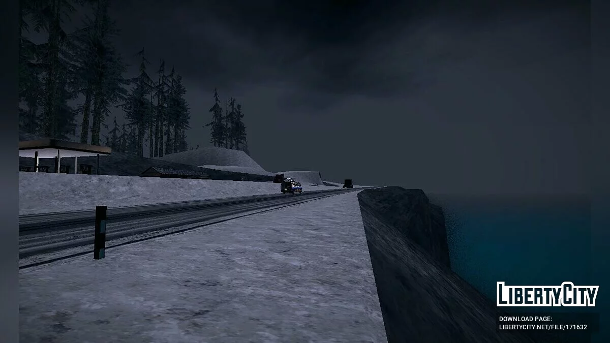 Winter in Angel Pine / GTA San Andreas