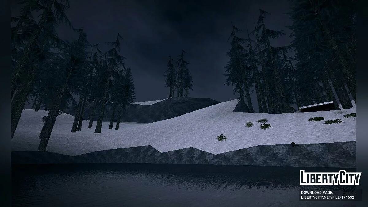 Winter in Angel Pine / GTA San Andreas