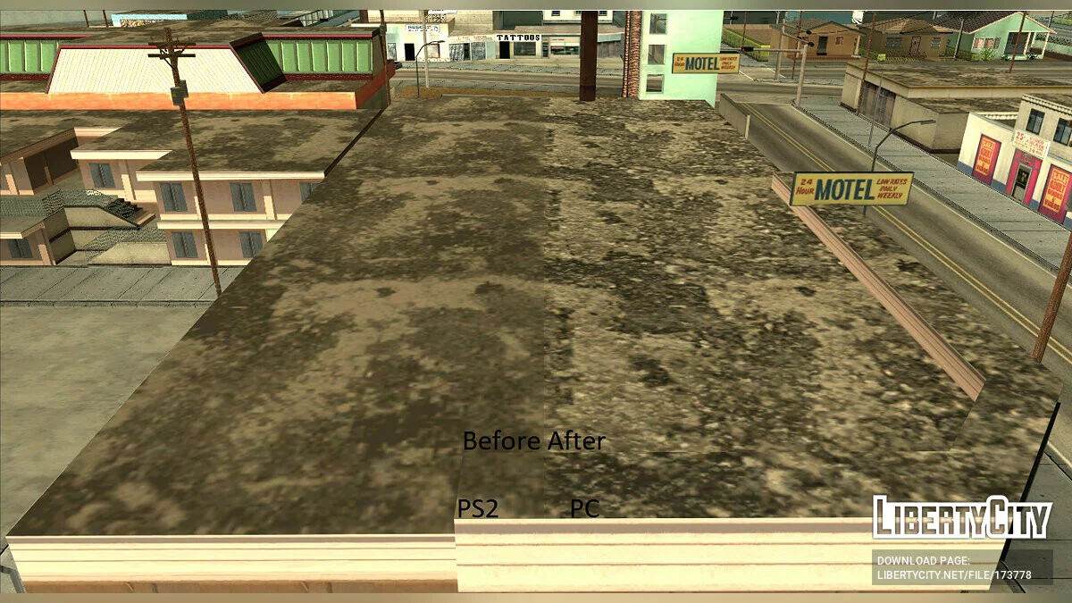 Improvements and corrections of different textures / GTA San Andreas