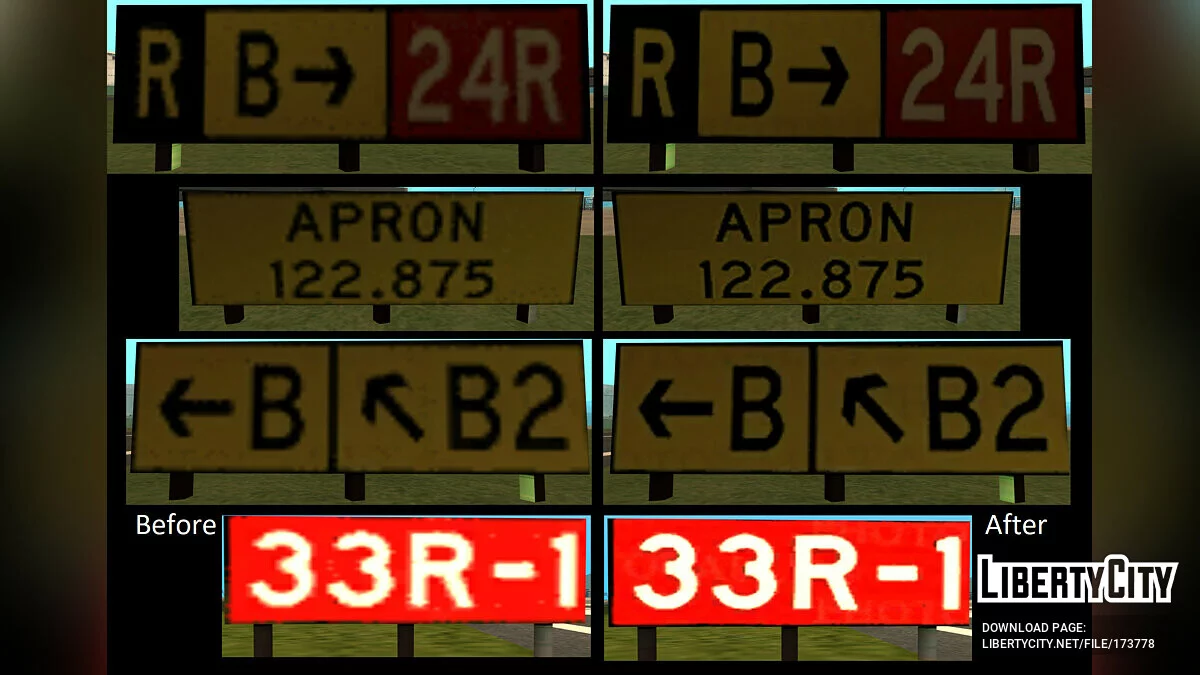 Improvements and corrections of different textures / GTA San Andreas