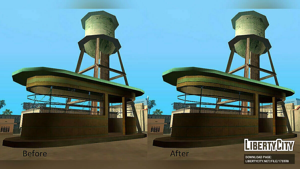 Improvements and corrections of different textures / GTA San Andreas