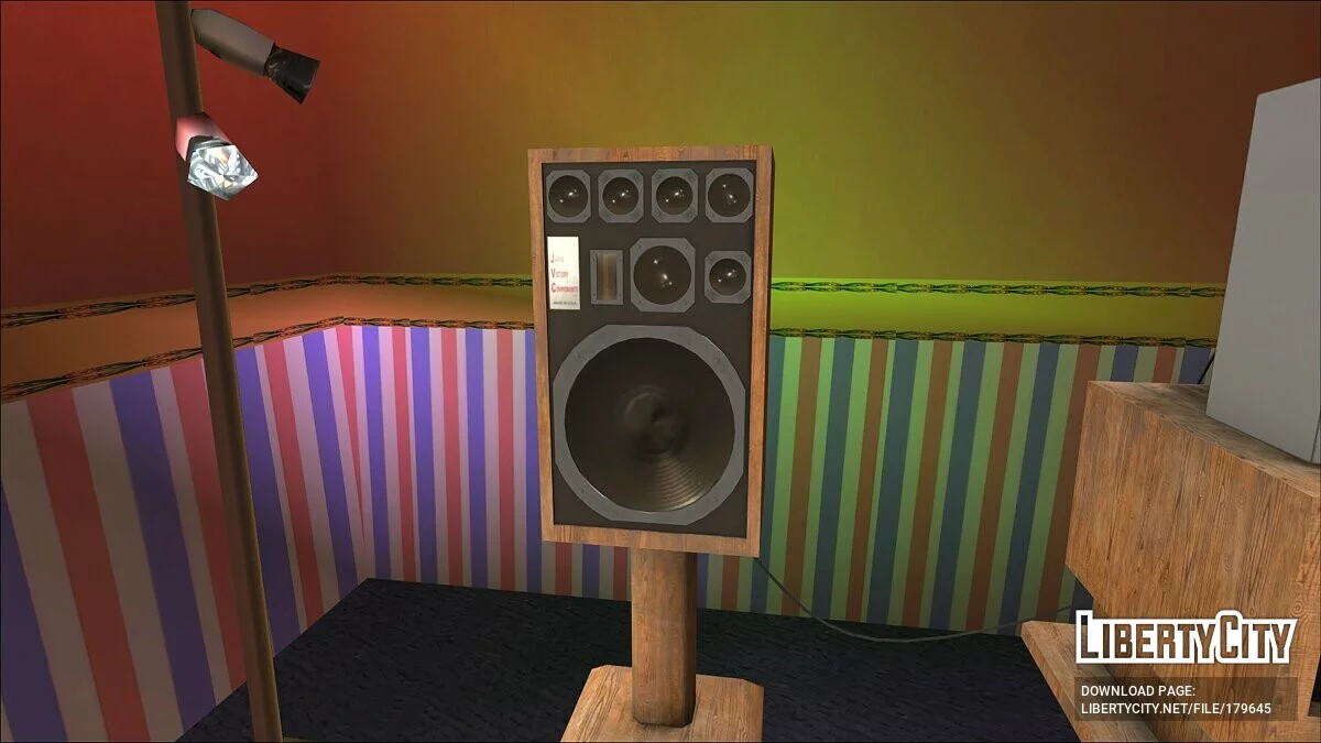 HD Audio system in the house of B-Dup / GTA San Andreas