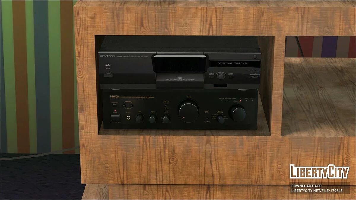HD Audio system in the house of B-Dup / GTA San Andreas