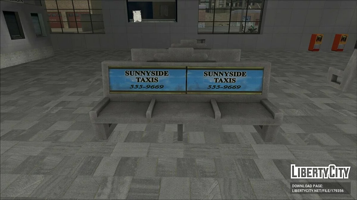 HD Кам'яна лавочка / GTA San Andreas