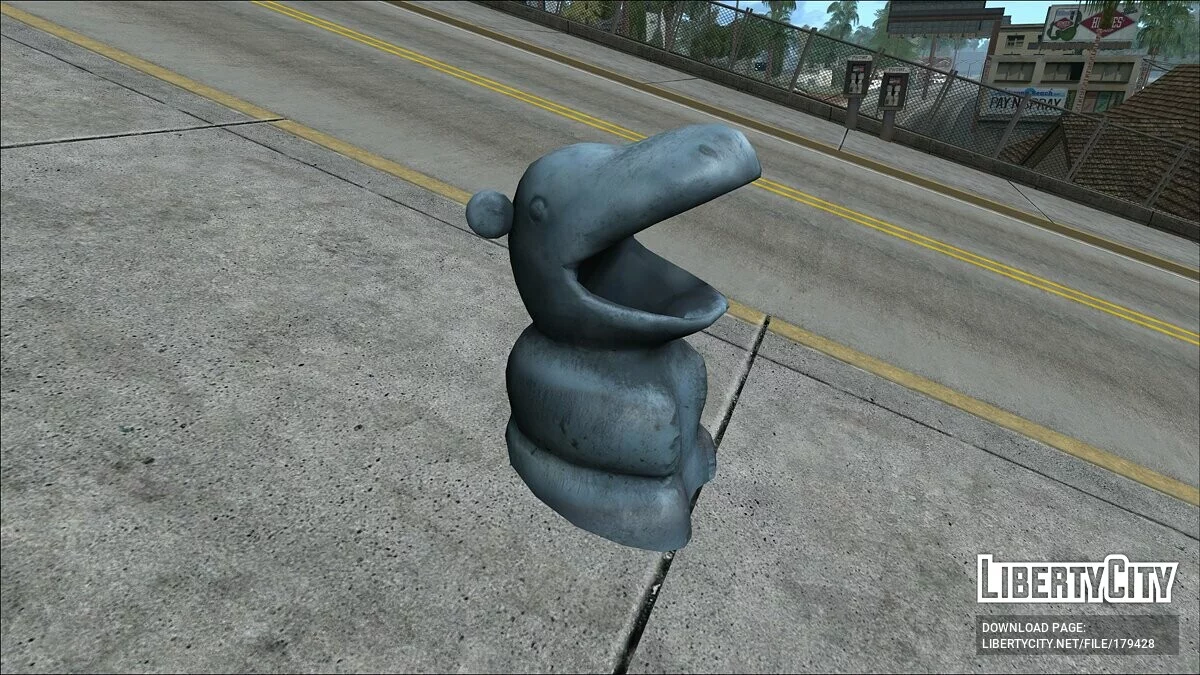 HD Trash Can-Hippopotamus / جي تي إيه سان أندرياس