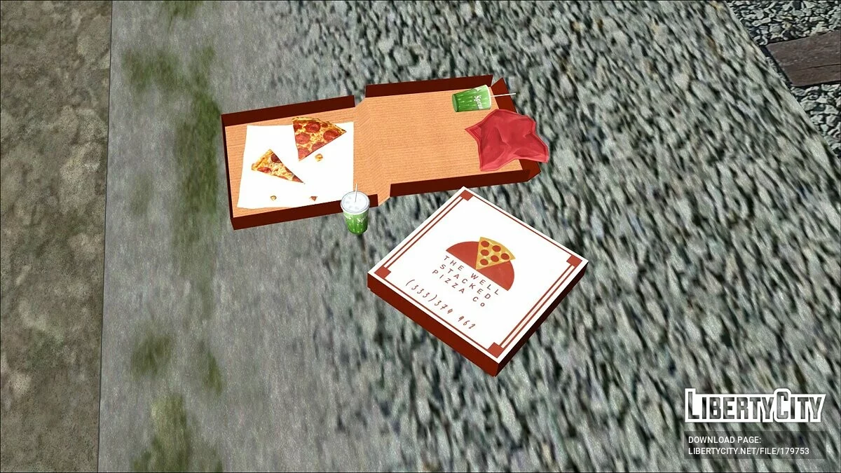 HD Pizza leftovers / GTA San Andreas