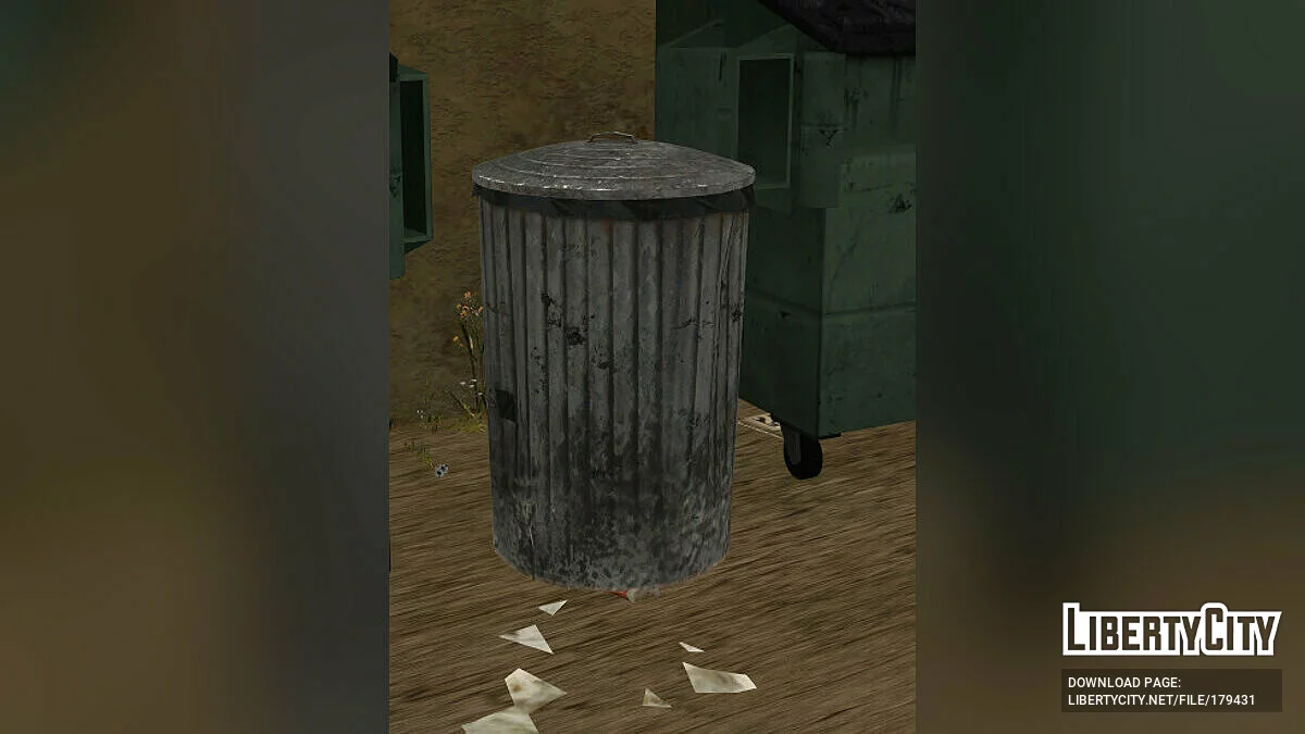 HD Pack de cubos de basura / GTA San Andreas