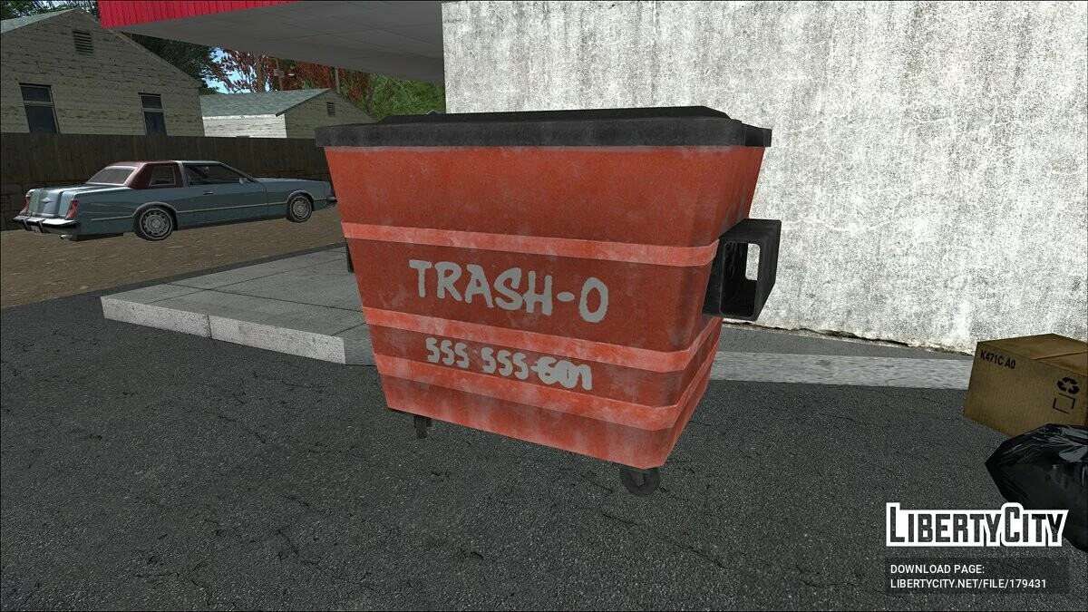 HD Pack de cubos de basura / GTA San Andreas