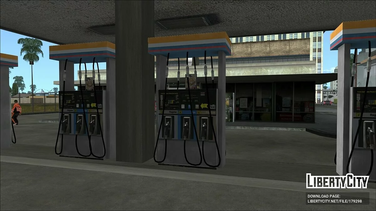 Borne de ravitaillement HD / GTA San Andreas